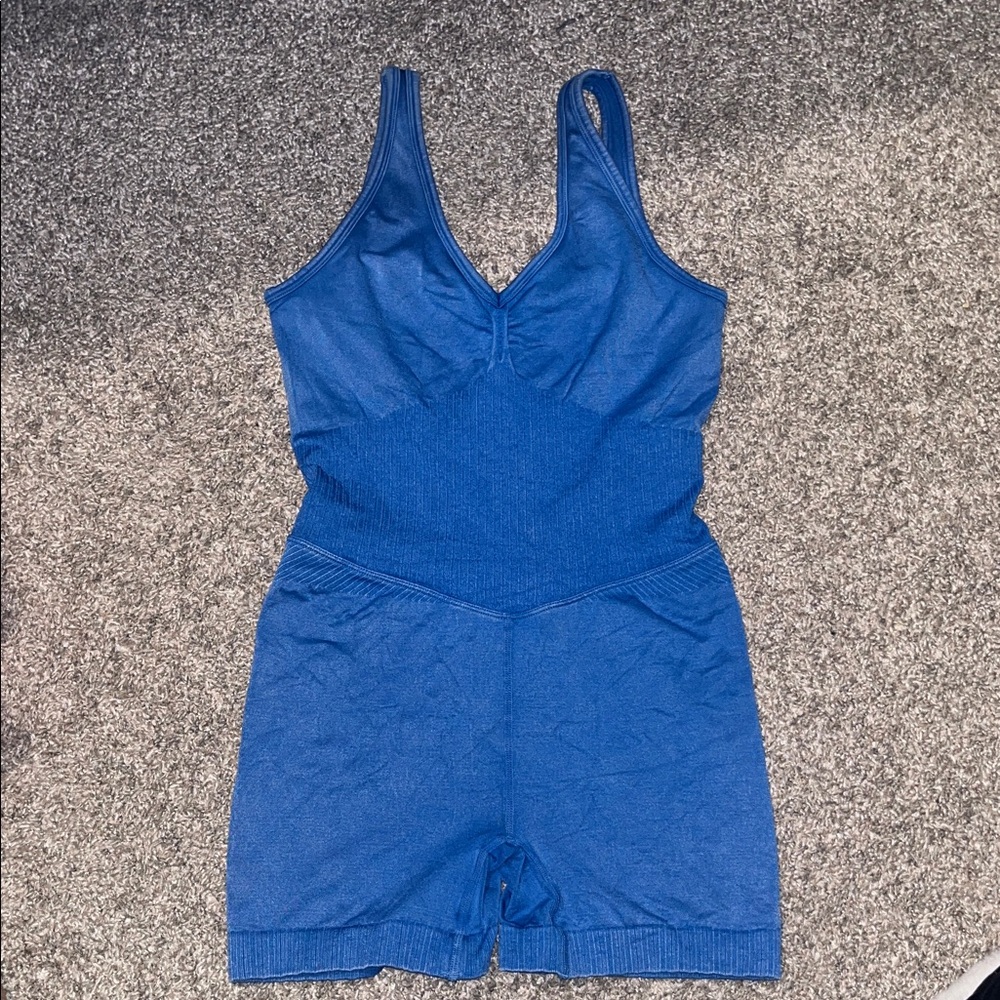 Joy Lab Blue Sleeveless Romper
